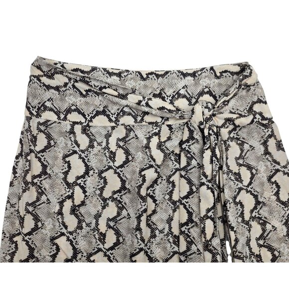 Women's - Vix Paula Hermanny Snake Print Wrap Skirt, Size XS - Picture 2 of 6